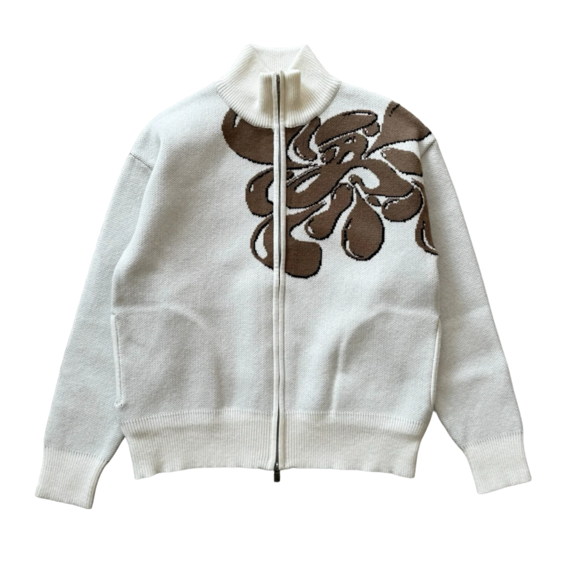 KNIT ZIP-UP