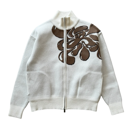 KNIT ZIP-UP